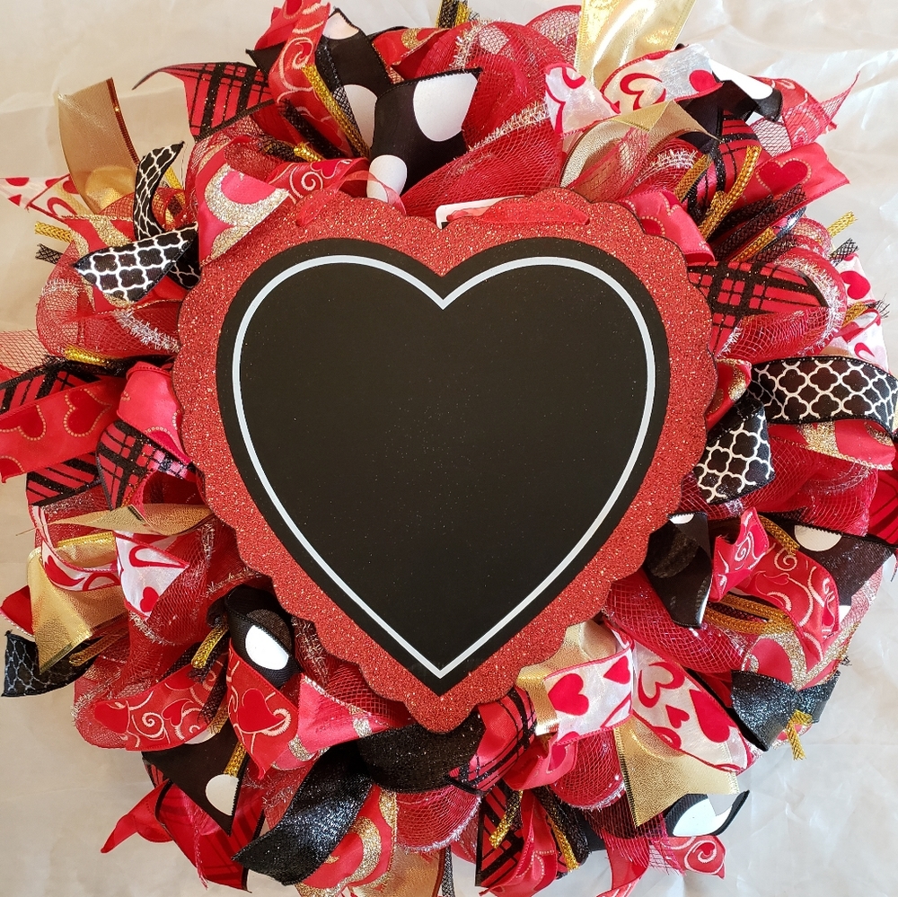 Valentines Day Heart Wreath ❤